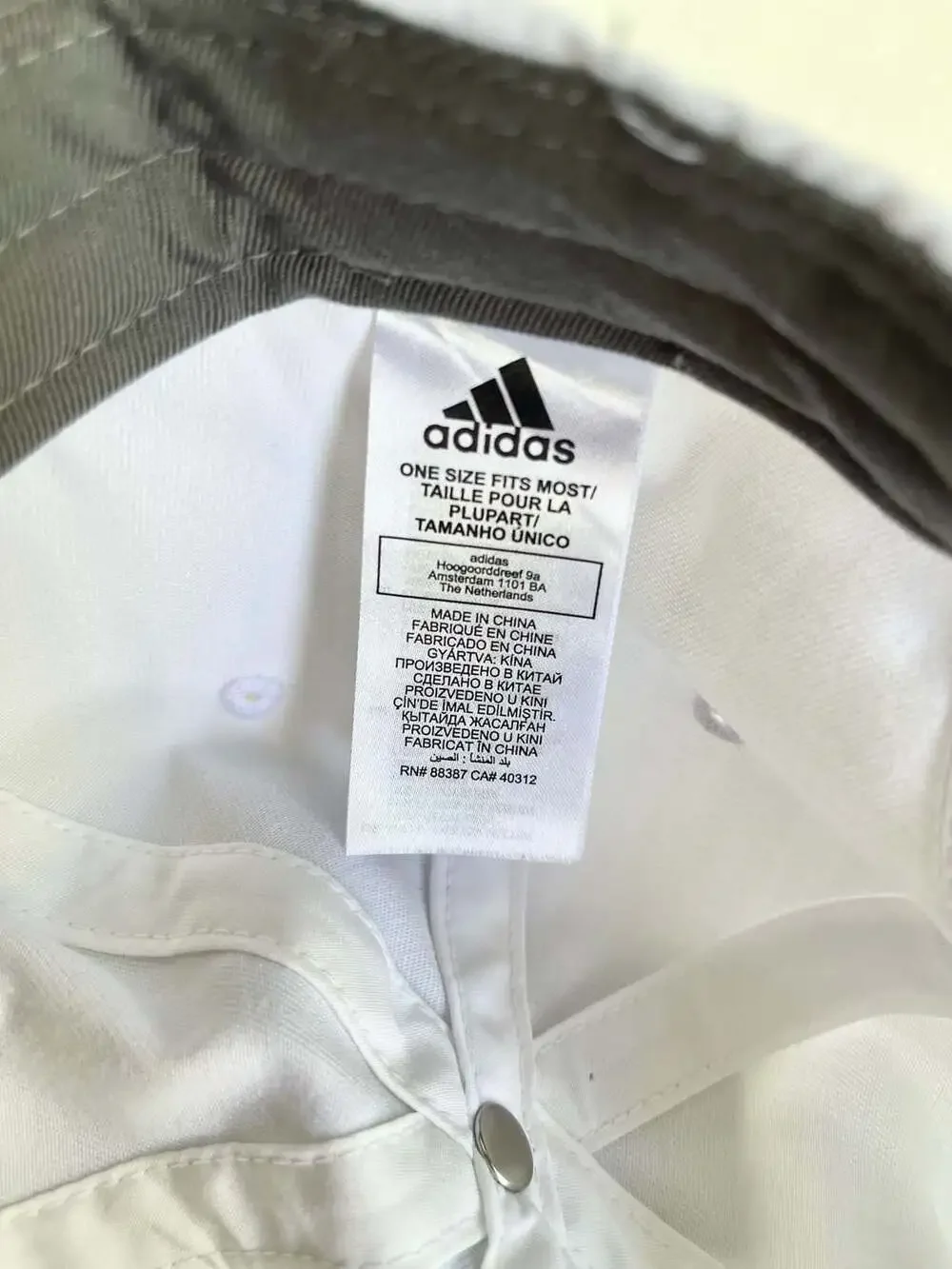 Adidas Lionel Messi Adjustable Baseball Cap White